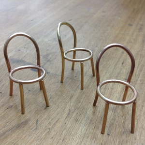 little brass chairs